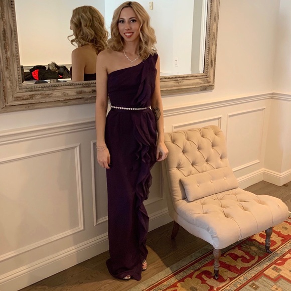 Vera wang amethyst bridesmaid dress - Picture 2 of 7